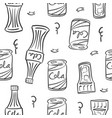 Doodle of drink bottle hand draw Doodle of drink bottle hand draw vector image