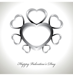 Valentines day card vector image