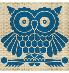 Owl print vector image