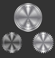 Metal Badges vector image