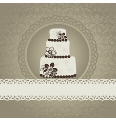 Template greeting card vector image