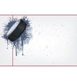 Hockey puck Hockey puck vector image
