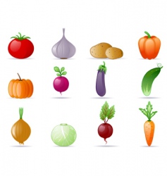 Vegetables vector image