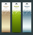 Merry Christmas banner vertical background vector image