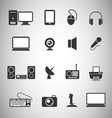Technology icons vector image