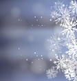 Winter Snow Background vector image