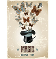 Magicians hat vector image
