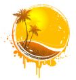 Sun splash vector image
