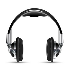 Headphone vector image