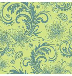 Floral background vector image