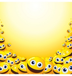Smiley backdrop vector image