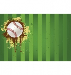 Baseball ball vector image