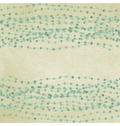 Vintage dots background vector image