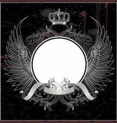 Royal vintage illustration vector image