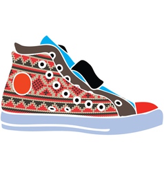 Sport shoes design vector image