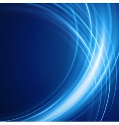 Abstract smooth light lines background vector image