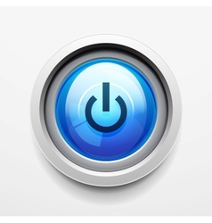 Power button vector image