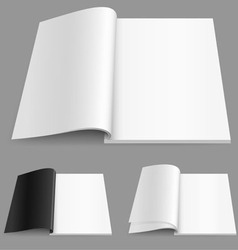 Realistic magazine vector image