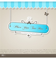Vintage background vector image