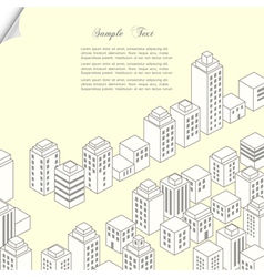 City vector image