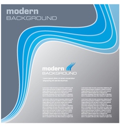 Blue modern background vector image