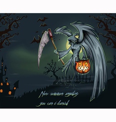 Halloween background vector image