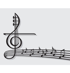 Musical notes vector image