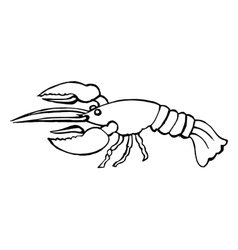 Lobster vector image