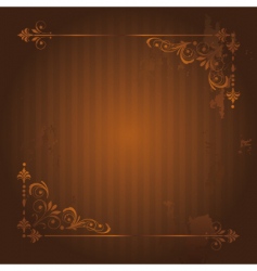 Vintage background with grunge elements vector image