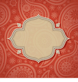 Indian frame vector image