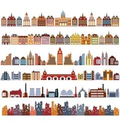Variants of houses Variants of houses vector image
