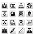 Internet web buttons set vector image