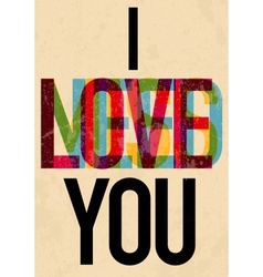 Valentines Day type text calligraphic vector image