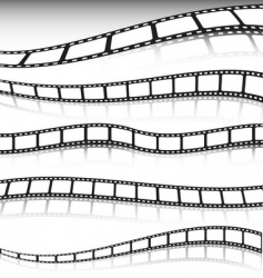 Film strip background vector image