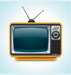 Vector retro tv xxl icon vector image