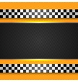 Taxi cab blank template vector image