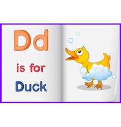 Vocabulary learning sheet vector image