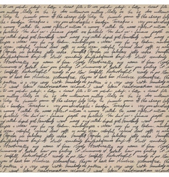 Handwritten letter vector image