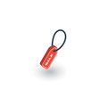 Sale price tag isometric flat icon 3d vector image