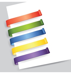 Paper tag vector image