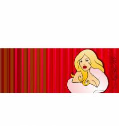 Blond woman Blond woman vector image