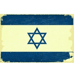 Israel flag vector image