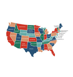 Usa map Usa map vector image