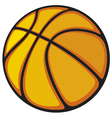 Basketball ball vector image