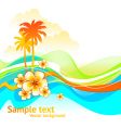 Tropical background vector image
