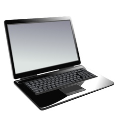 Laptop computer vector image