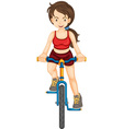 Fit woman vector image