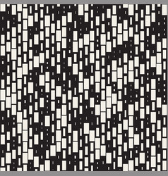 Seamless black and white irregular dash Royalty Free Vector