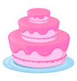 Birthday cake Birthday cake vector image