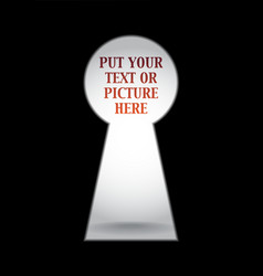 Keyhole vector image